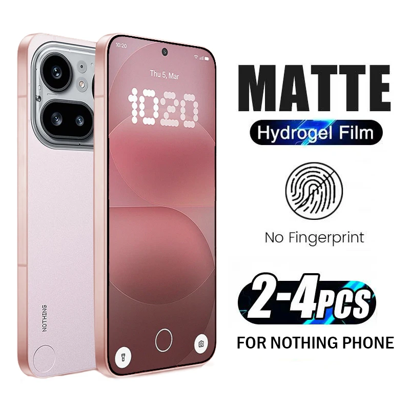 

2-4Piece Anti-Glare Matte Hydrogel Film for Nothing CMF Phone 2 Pro Screen Protector for CMF Phone 1 Explosion-proof Soft Film