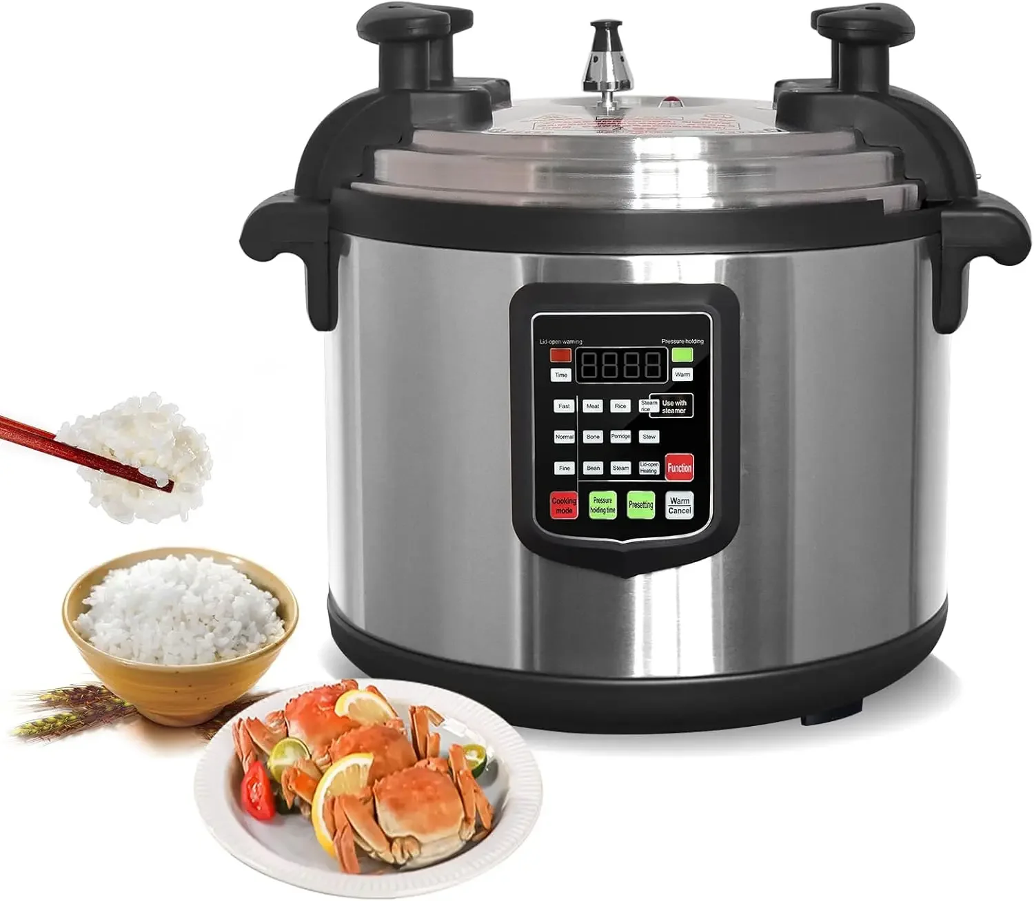 Commercial Multi-Function Pressure Cooker, Multi Cooker Pressure Canner With Non-stick Inner Pot, only for 220V electric