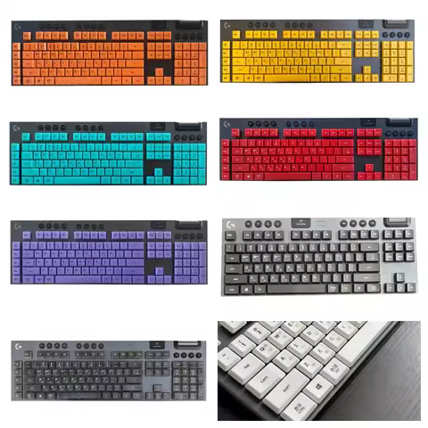 Korean Language Keycaps,PBT/PC Custom Keycap Set,Suitable for Logitech G915 G813 G815 G913 TKL RGB Mechanical Gaming Keyboard.