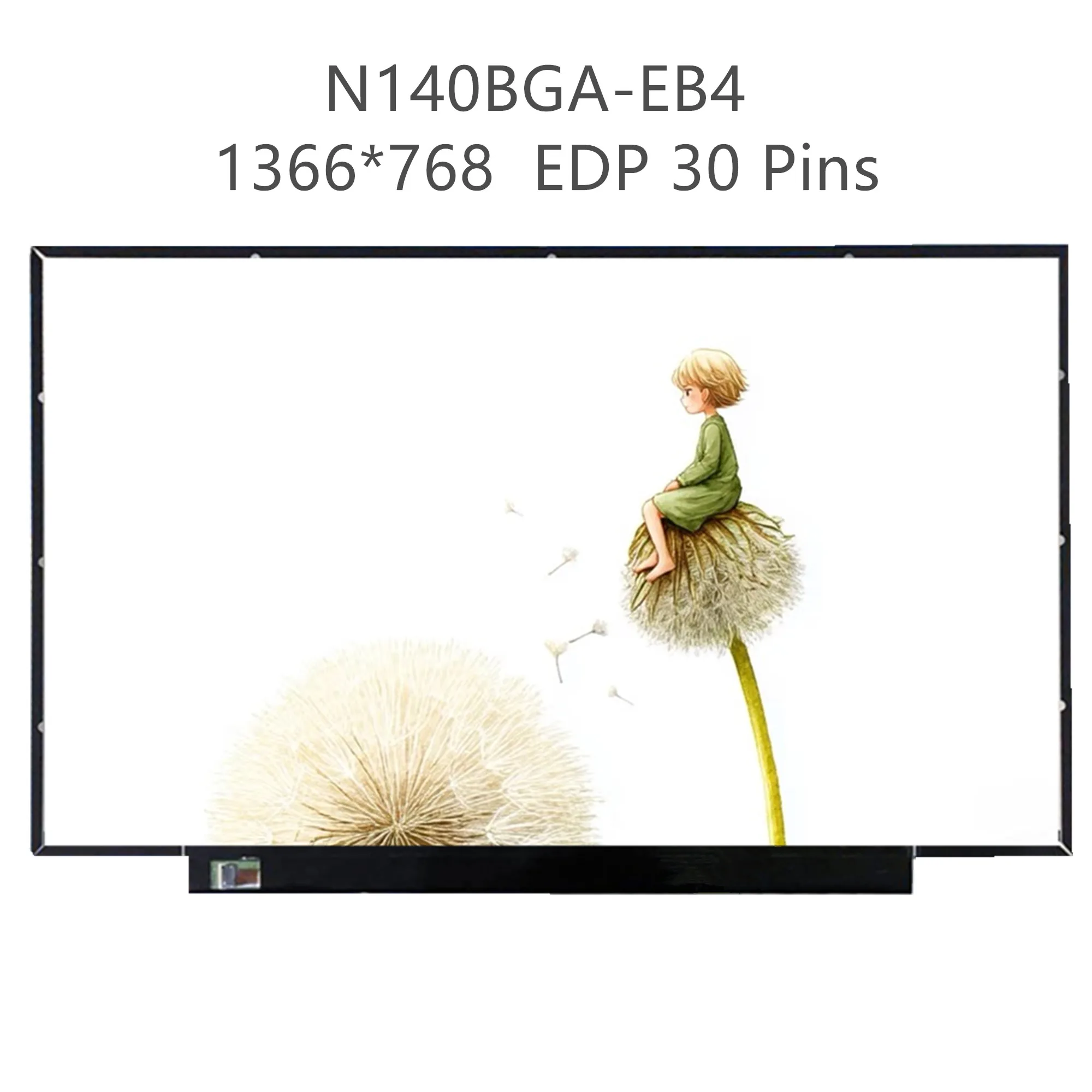 N140BGA-EB4 N140BGA-EA4 NT140WHM-N44 14,0" pines 1366*768 EDP 30 de la pantalla Lcd del ordenador portátil
