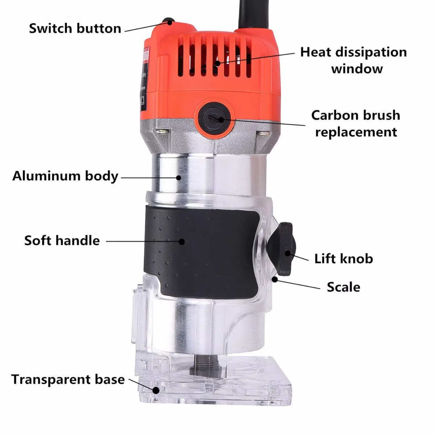 Hand Trimmer  Router Laminate Joiners Wood working Cuting 800W 110V