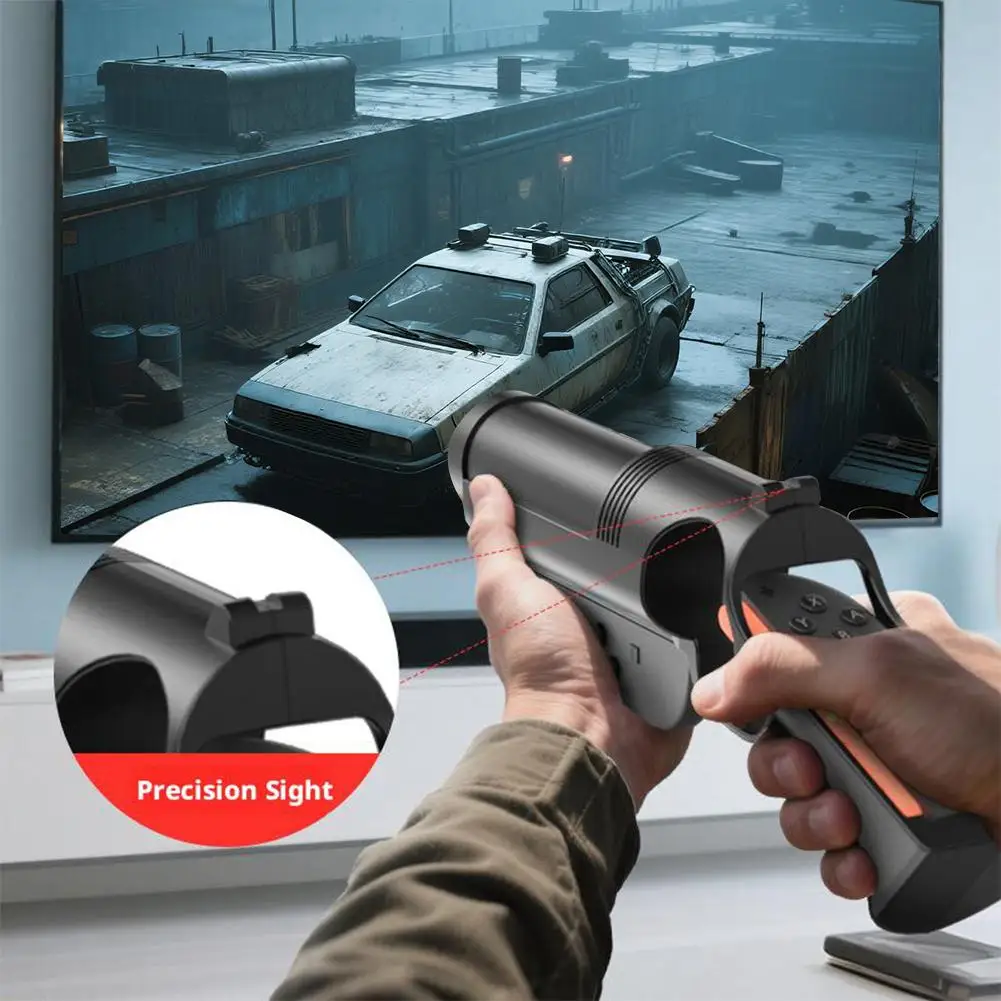 Controlador de pistola de juego para Nintendo Switch, empuñaduras de tiro para Joy-Con, Compatible con juegos de disparos, accesorios de consola