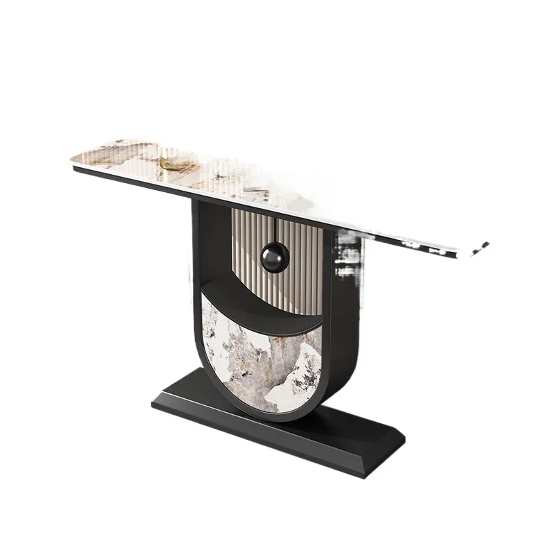 

entrance table Hotel entrance is opposite the door Entrance desk light luxury against the wall, cabinet