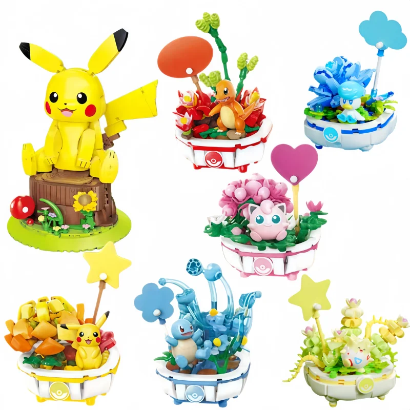 blocos-de-montar-pokemon-pikachu-charmander-squirtle-bulbasaur-jigglypuff-modelo-de-desenho-animado-para-decoracao-de-quarto-brinquedo-de-figura-de-anime