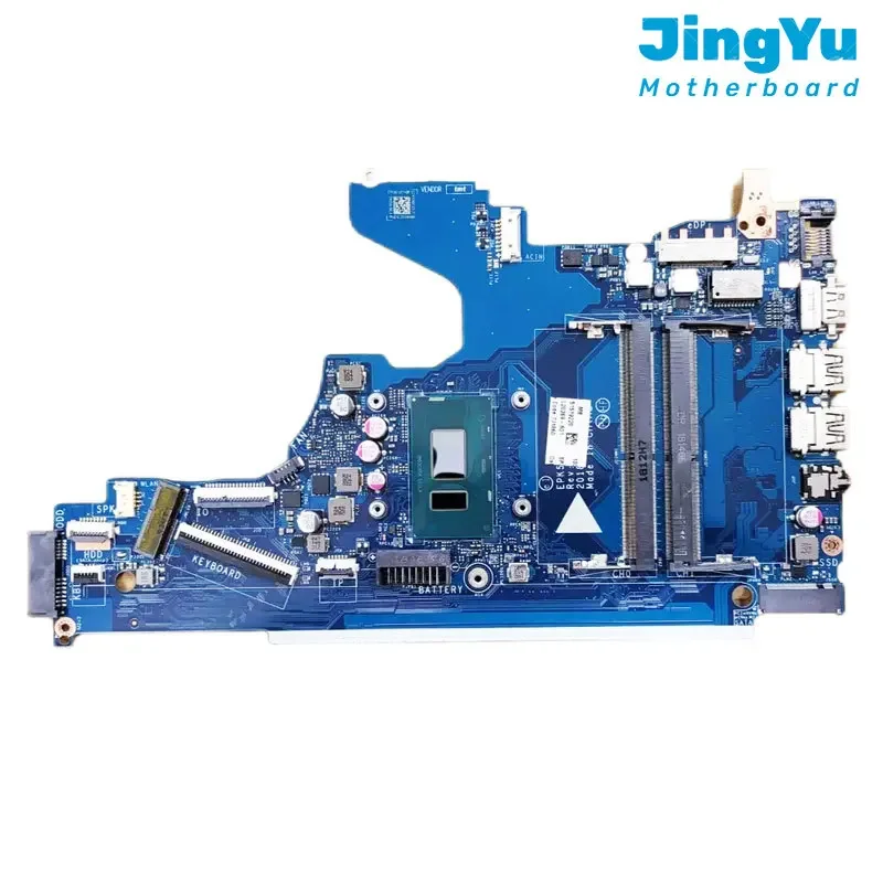 For HP 15-DA 250 G7 Laptop Motherboard EPK50 LA-G07EP Mainboard Core I3-7100U I5-7200 I7-7500U CPU UMA