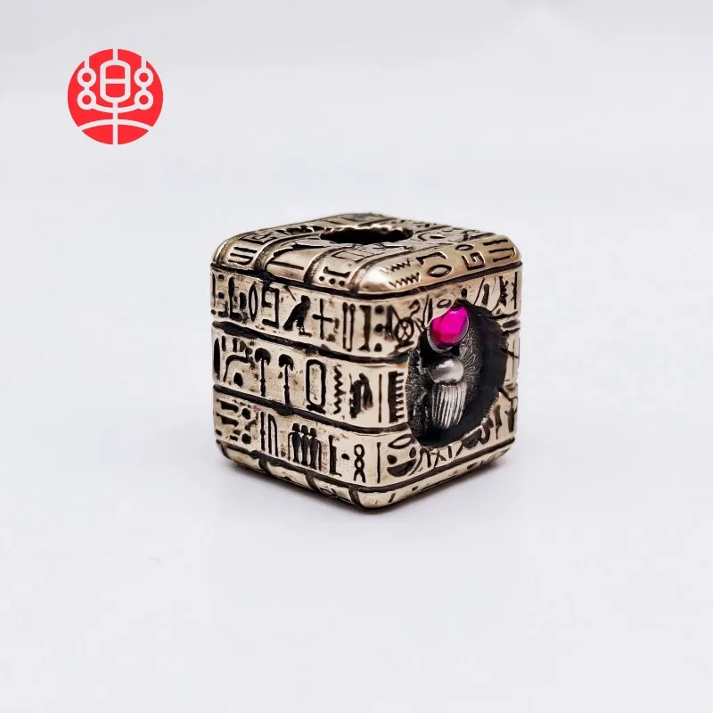 ลูกบาศก์อียิปต์ EDC ของเล่นคลายเครียดแบบพกพาสำหรับกิจกรรมกลางแจ้ง