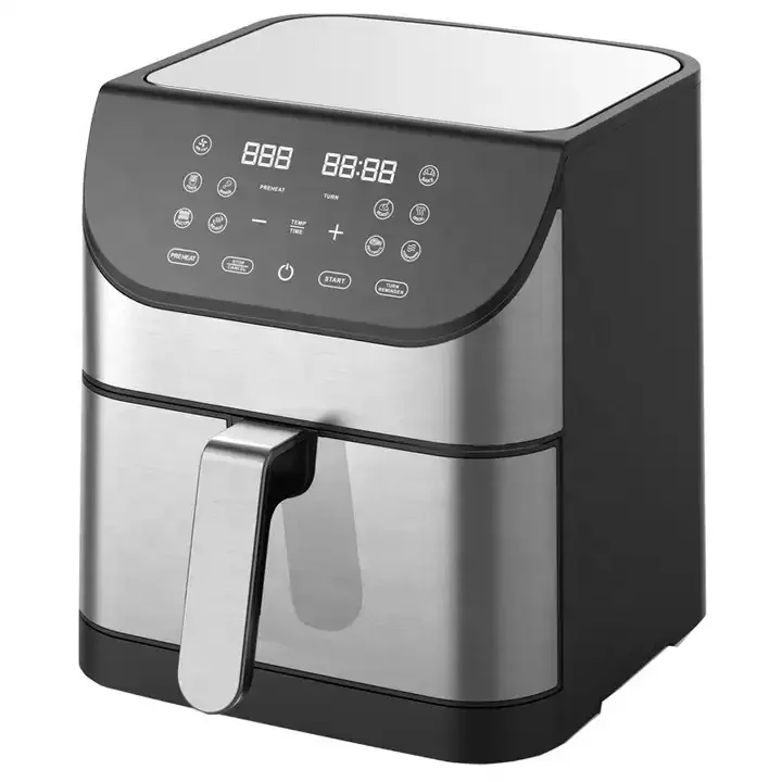 

2026 New Model Multi-functionalNingbo Cixi Supplier Oil Free 8L 1800W Oven Digital With Stainless Steel Home Use Touch Screen Ai