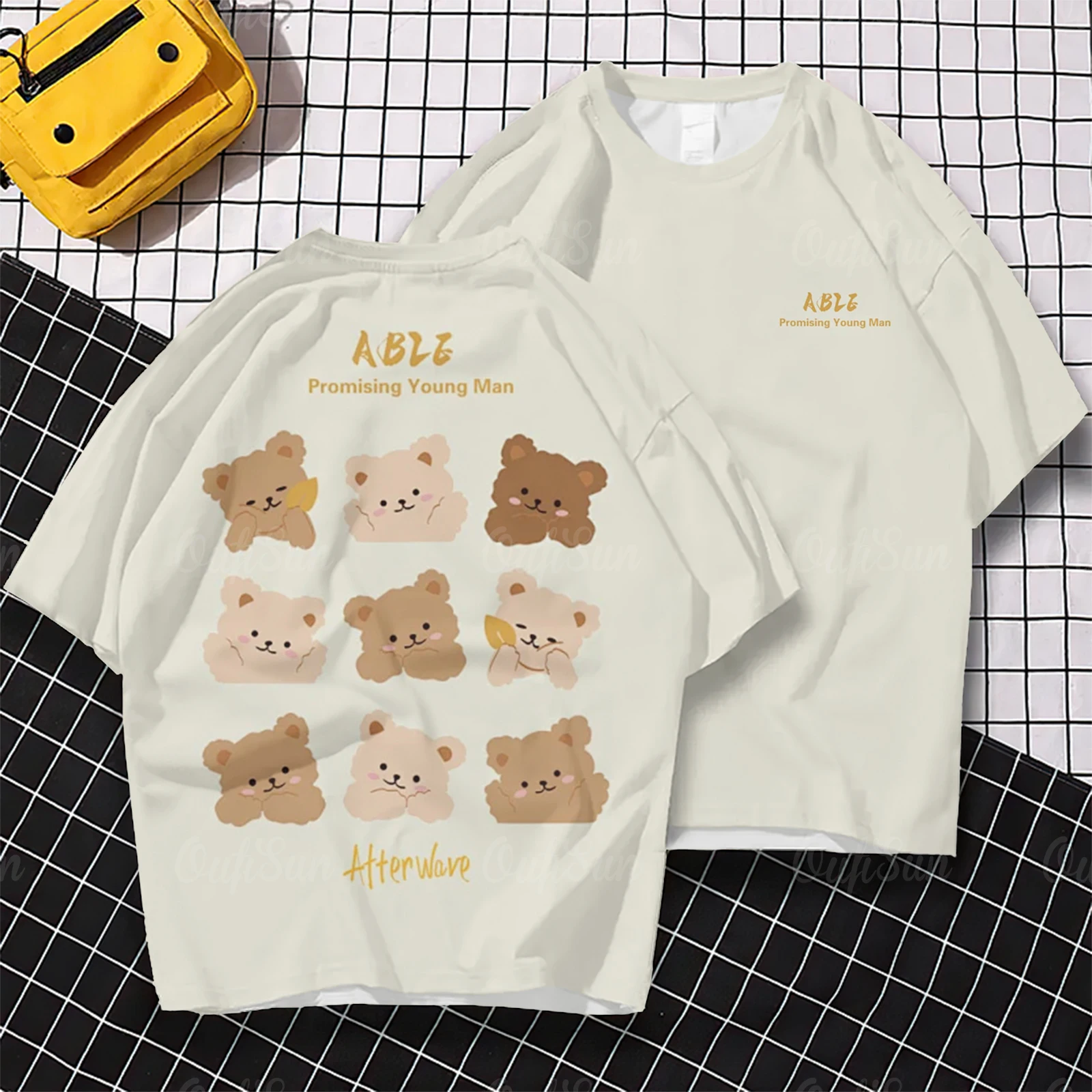 2024 New Men's T-Shirt 3d Animation Animal Print Short Sleeve T-Shirt Fashion Casual Men Clothing Harajuku Loose Oversized Tees