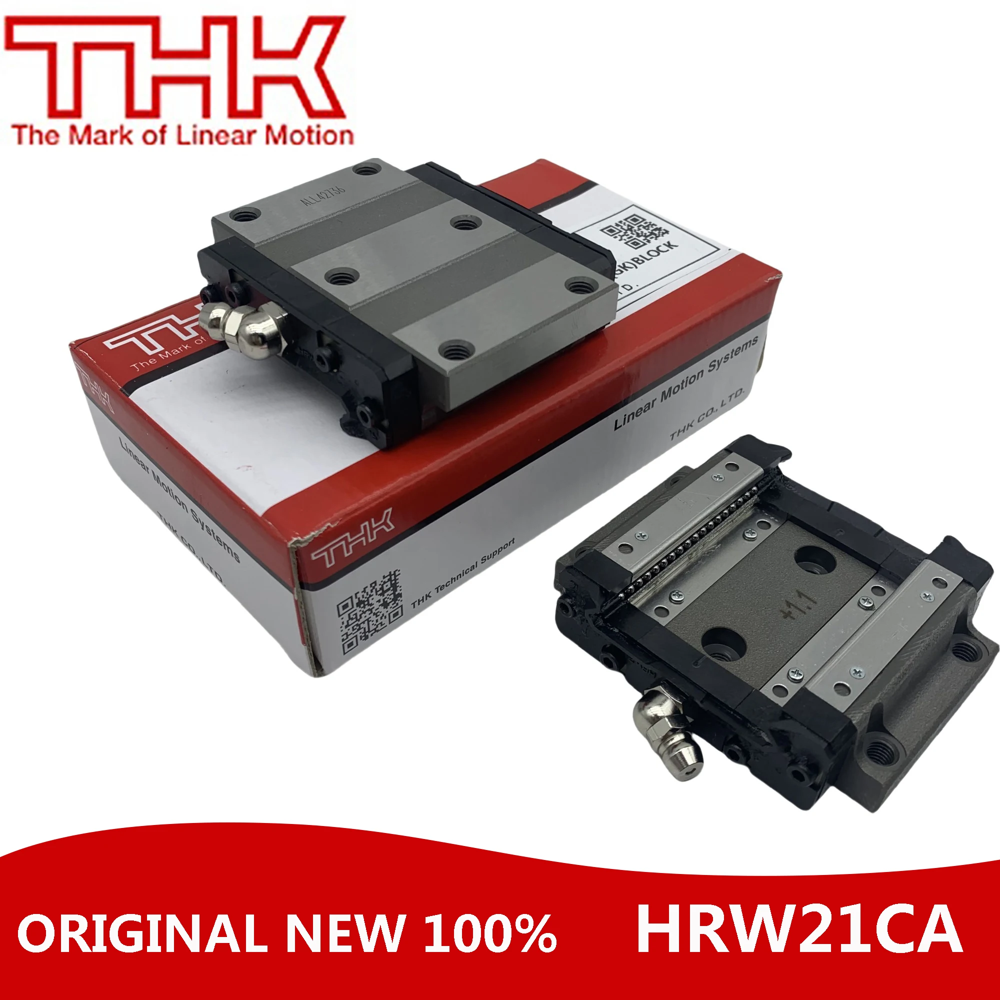 THK Linear Guide HRW21CA HRW21CA1UU HRW21 HRW Rails for 3D Printer CNC Linear Actuator Bearings Guideway Spindle Guides Robot