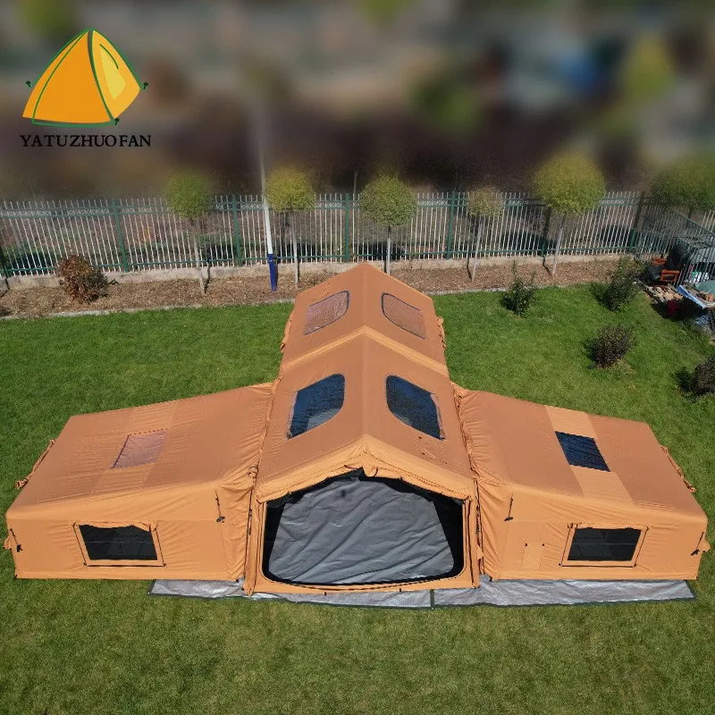 

2026 Wholesale Quick Setup Inflatable Air Tent For Camping, 4-6 Person Portable Camping Tent For Outdoor Family Picnic