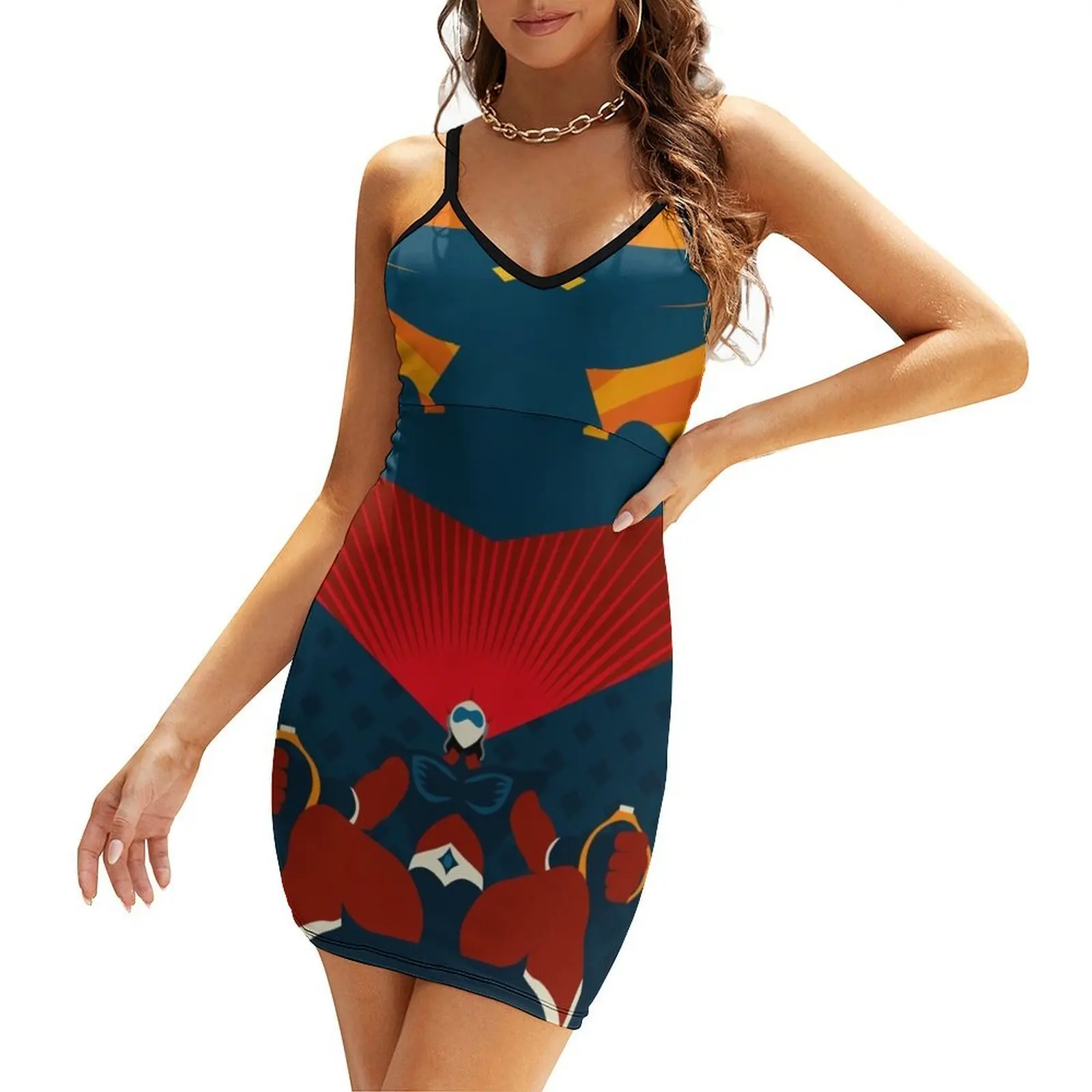 

Goldrake/Actarus - Graphic Sling Dress Party dresses Women dresses summer dresses for women 2025 birthday dress for women