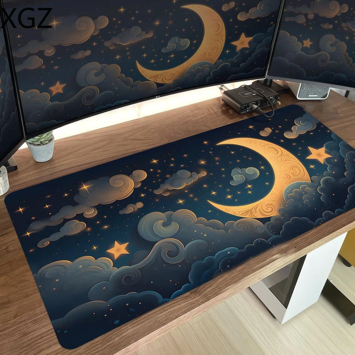 Celestial Desk Mat Cute Space Deskmat Cozy Witchy Vintage Art Large Mousepad Soft Keyboard Deskpad Cottagecore Mouse Pad