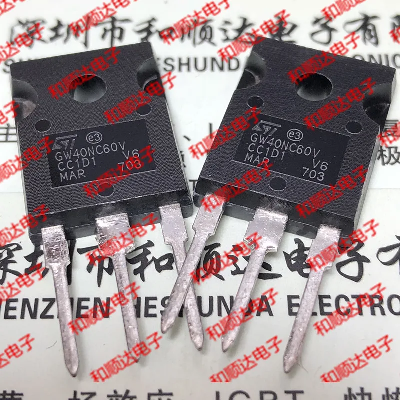 Original 2pcs/ GW40NC60V STGW40NC60V  TO-247 600V 50A