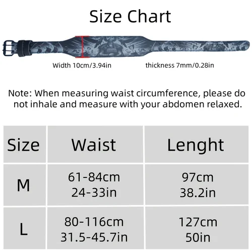Imagen 2 del producto Cinturón de levantamiento de pesas para gimnasio, cinturón de levantamiento de pesas estilo mitología, cinturón de fitness de PU para hombres y mujeres, soporte de cintura para entrenamiento de fuerza en gimnasio