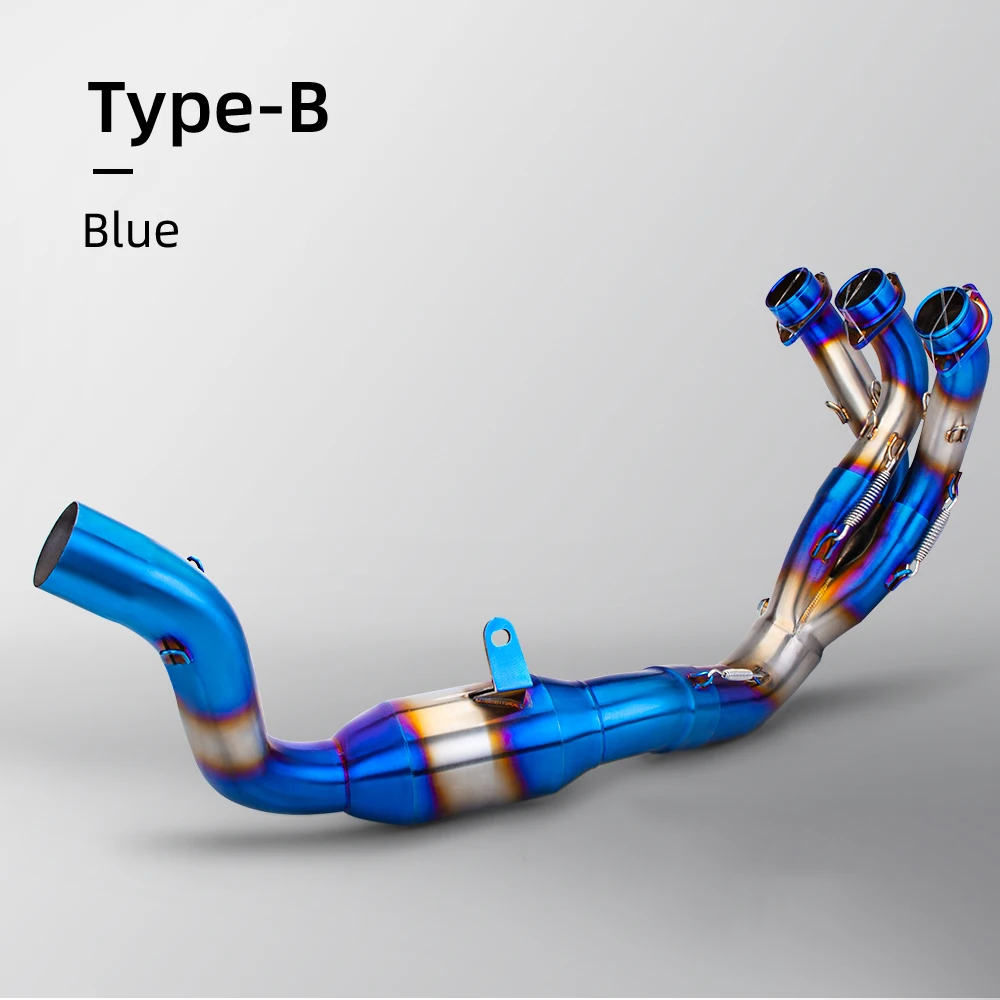 Motorfiets Uitlaat Escape Volledige Systemen Front Link Pijp Sluit 51 Mm Uitlaat Slip Op Voor Yamaha MT-09 MT09 FZ-09 2021 2022 2023