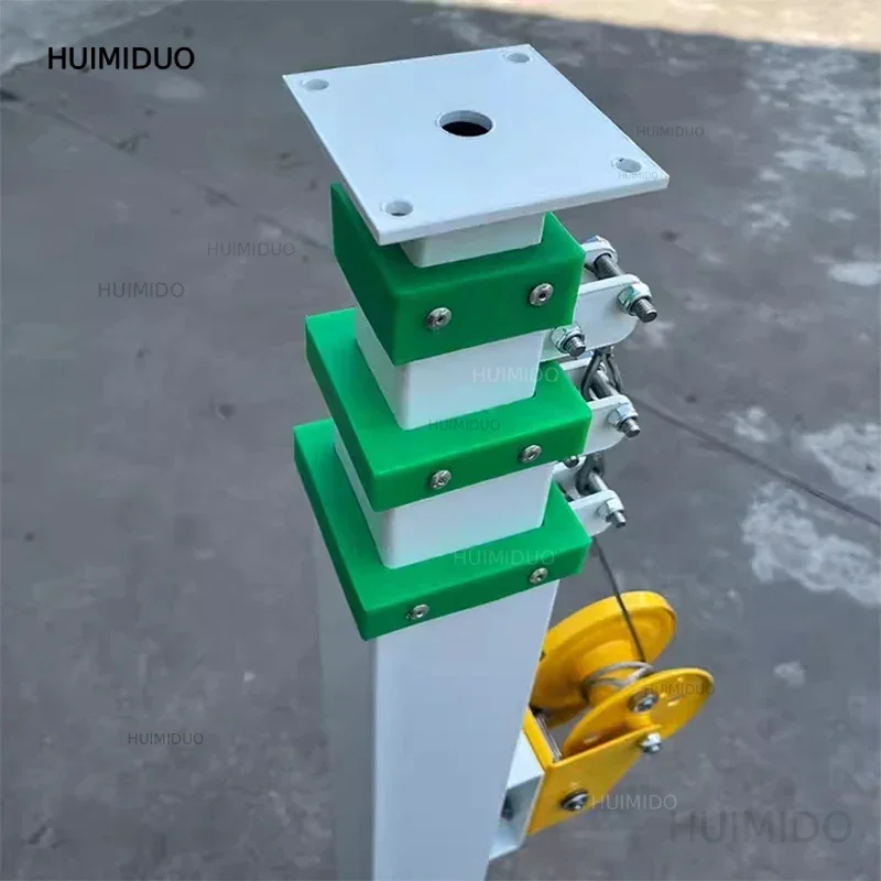 Manual Lift Pole (3M/4M/5M/6M) Manual Telescopic Mechanical Winch Large-Scale Fire Emergency Lighting Equipment Mount