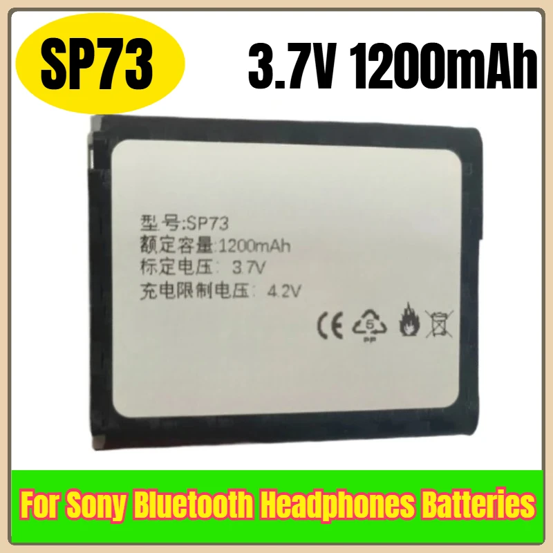 

SP73 3,7 В 1200 мАч с шумоподавлением, беспроводные Bluetooth-наушники, аккумуляторы для Sony MDR-1000X WH-1000XM2