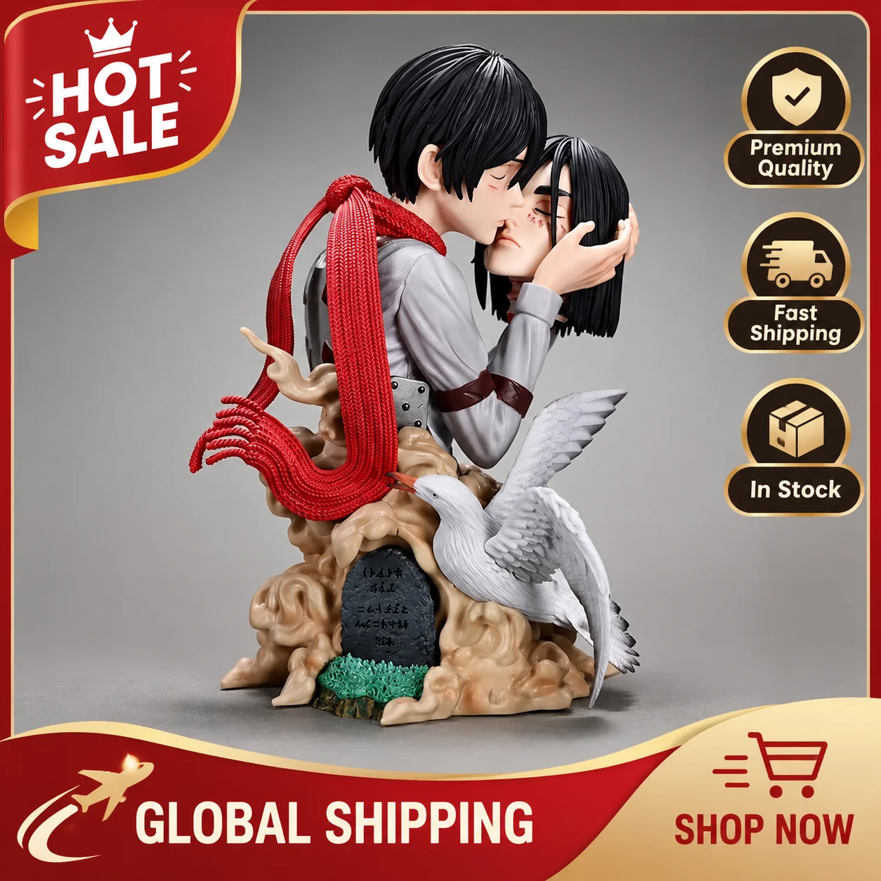 statue-gk-attack-on-titan-mika-sa-ackerman-version-tete-tenant-un-baiser-de-la-mort-figurine-double-personnage-modele-de-collection-d'anime-modele-de-bureau