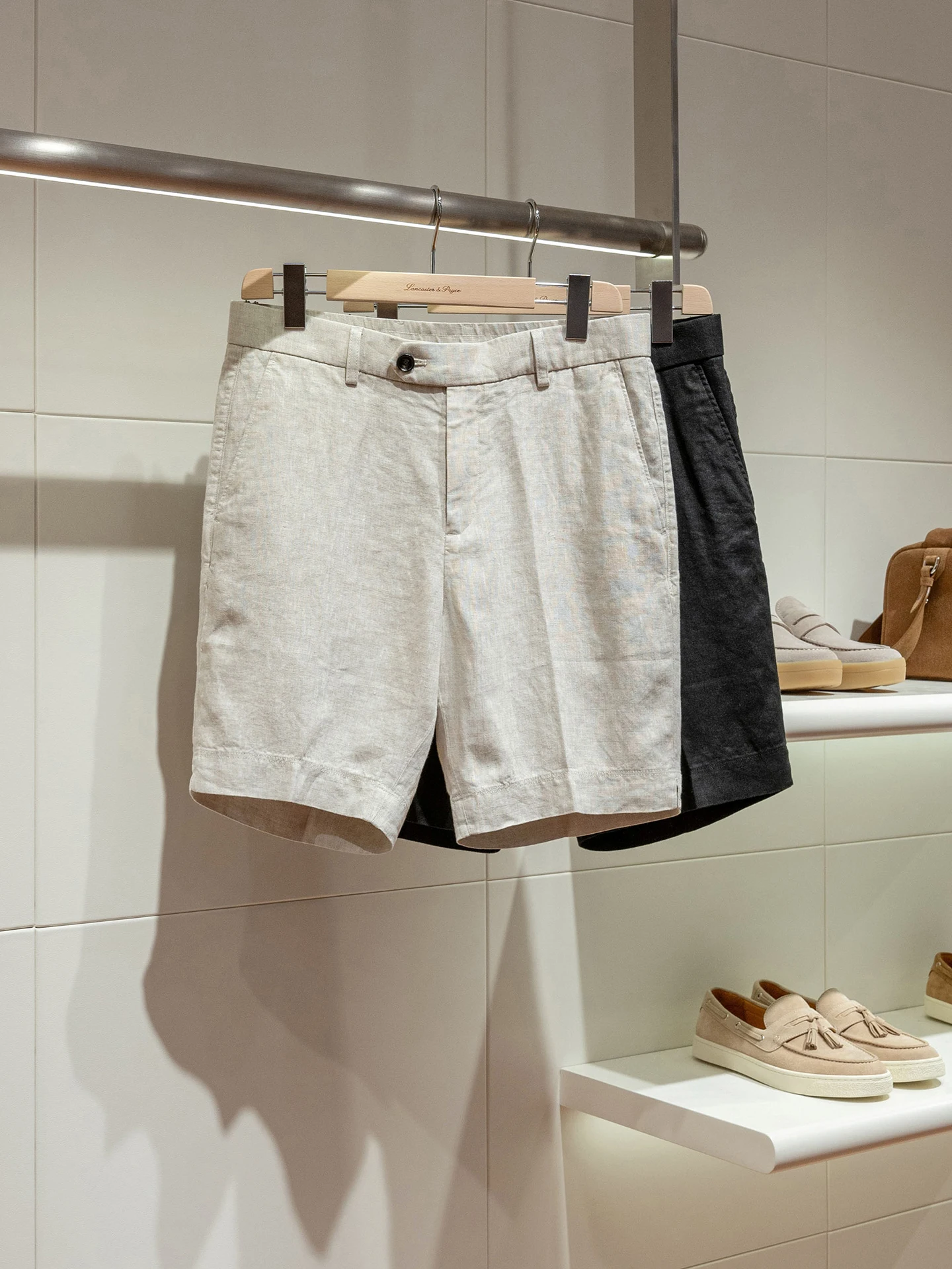 

Boys Linen Shorts Comfortable Elastic Waist Lightweight Breathable Casual Pants Straight Leg Button Detail Zipper Fly Summer ...