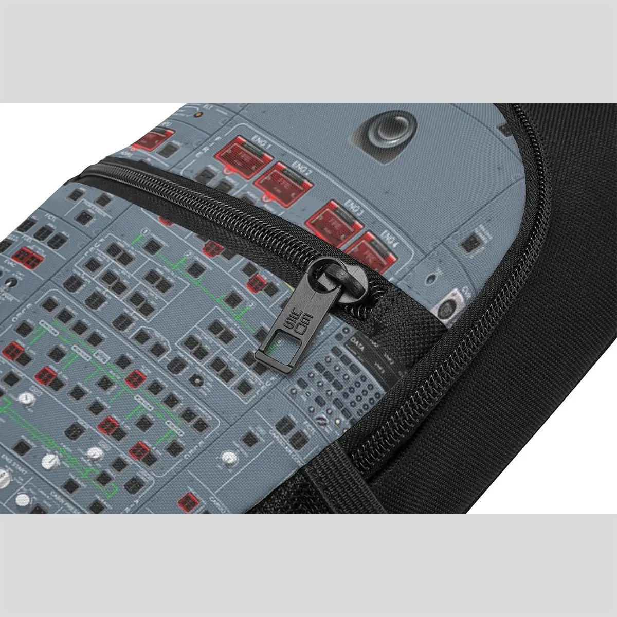 Airbus A380 Overhead Panel Chest Bag Men Sling Crossbody Backpack Chest Bag Travel Hiking Daypack Shoulder Bag