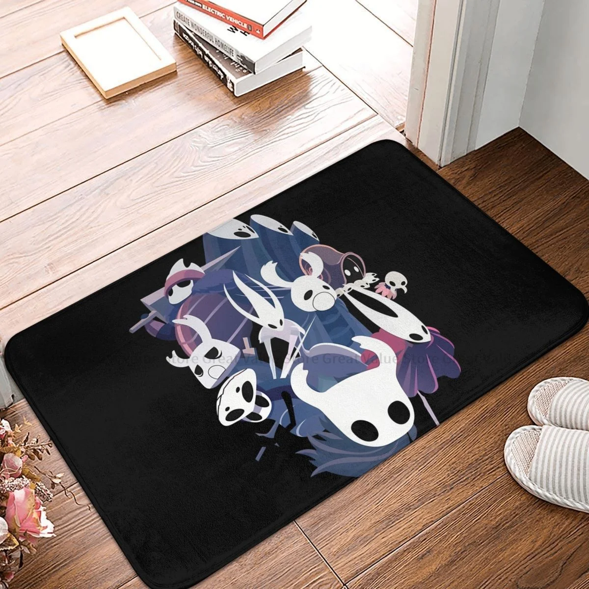 Hollow Knight Game Bathroom Mat Art All Characters Doormat Living Room Carpet Balcony Rug Home Decor