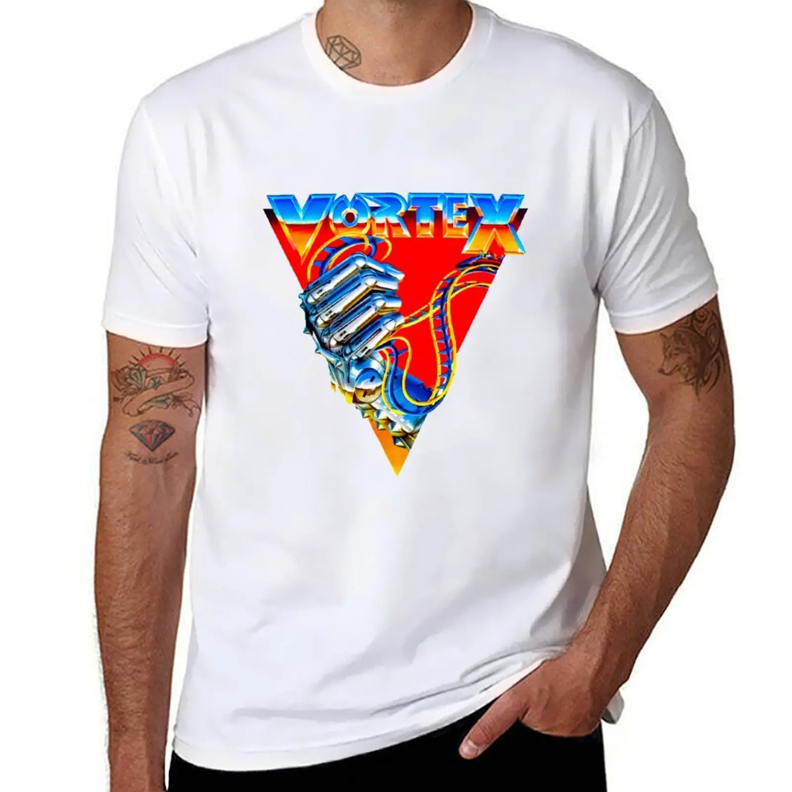 

Classic Vintage Kings Island Vortex Logo T-Shirt mens graphic t shirts t shirts for man cotton soft T-Shirt