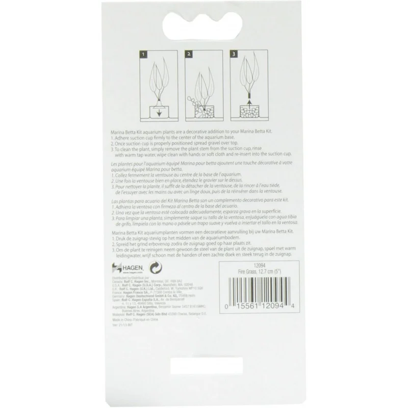 نبات مارينا بيتا فاير جراس البلاستيك، 5 بوصة #3