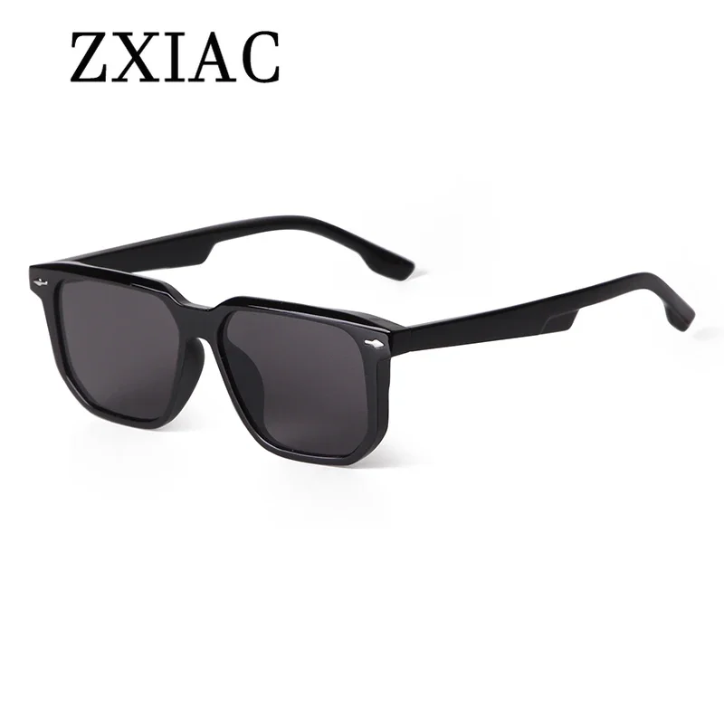 ZXIAC Unique Rivet Decorated Sunglasses Women Fashion Trend Casual Eyeglasses Men Outdoor Cycling Driving Shades UV400 Wholesale