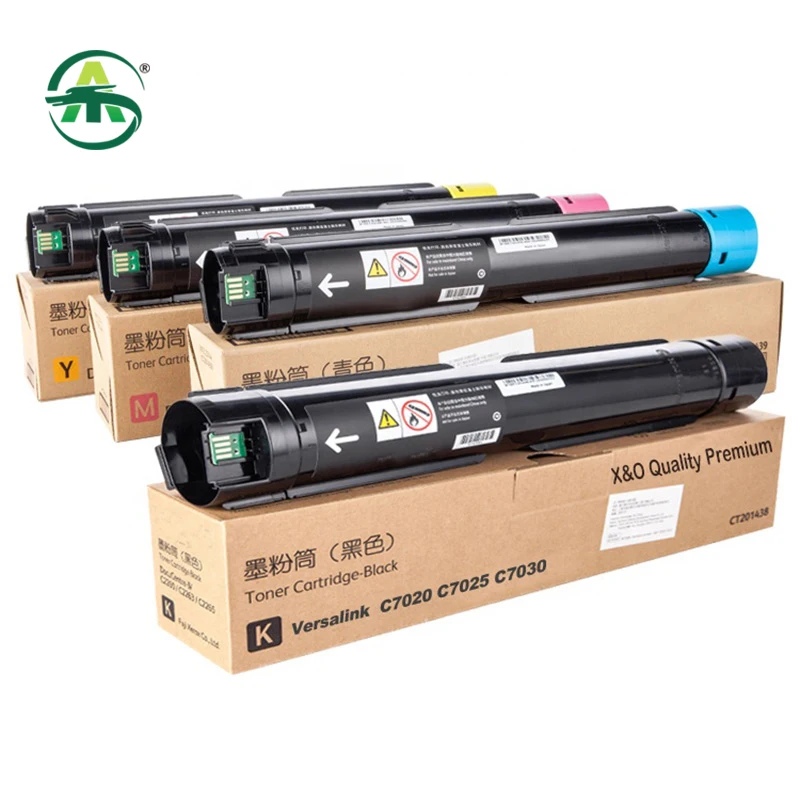 1PC C7020 BK280g CMY160g Toner Cartridge For Xerox VersaLink C7020 7025 7030 Toner Powder Copier Supplies Copier Spare Parts