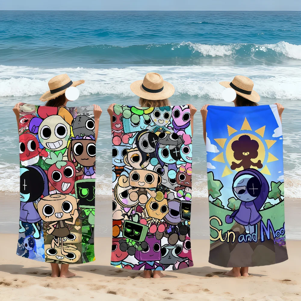 fun fanart game cute D-dandys W-world Towel Soft Beach Towels Quick Dry Pool Towel for Travel Gym bathing Spa Camp sport Gift