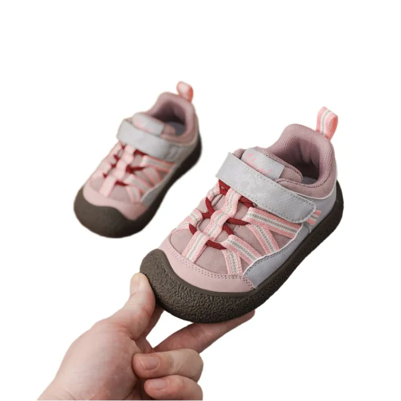 

New autumn winter children's casual shoes Boys Girls sports shoes soft leather anti slip comfortable soft sole baby walking shoe