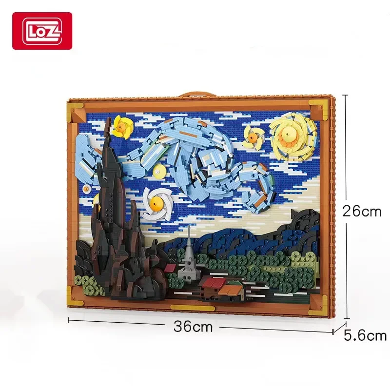 LOZ-Mini Blocos de Construção para Adolescentes e Adultos, Tijolos DIY, Puzzle Gift, Home Decor, Mulheres Presentes, 1066, 2789PCs, 1066