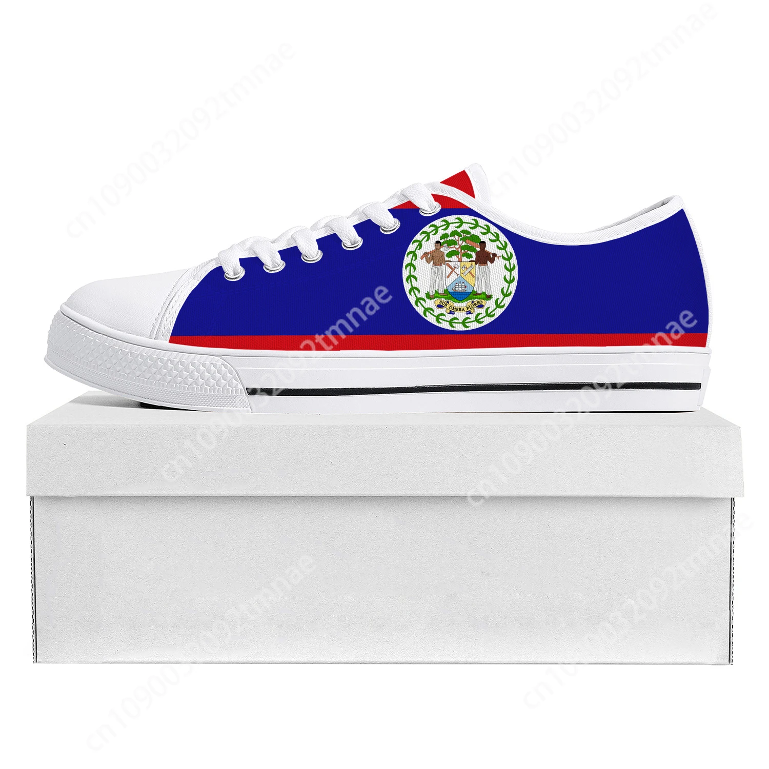 Belse Vlag Lage Top Hoge Kwaliteit Sneakers Heren Dames Tiener Canvas Sneaker Belize Prode Casual Paar Schoenen Aangepaste Schoen