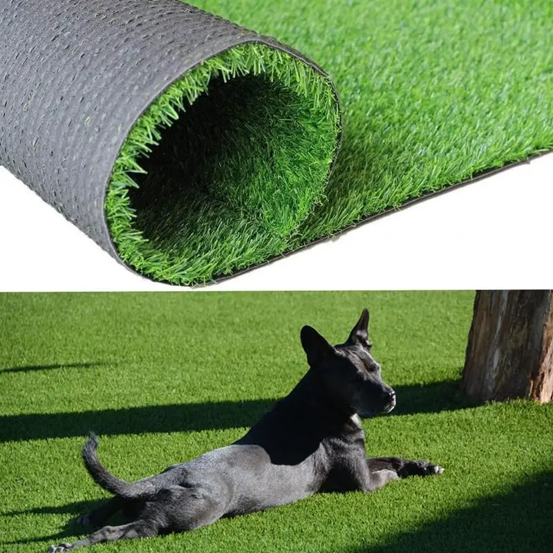Artificial Grass Turf Rug 7x15 ft, Fake Grass for Dog, Patio, Customized