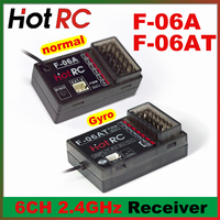 HOTRC F-06A F-06AT 6CH 2.4GHz 4-9V Gyro Receiver for RC Car Truck Tank Crawler Boat Remote Controller CT-6A HT-6A DS600 Model