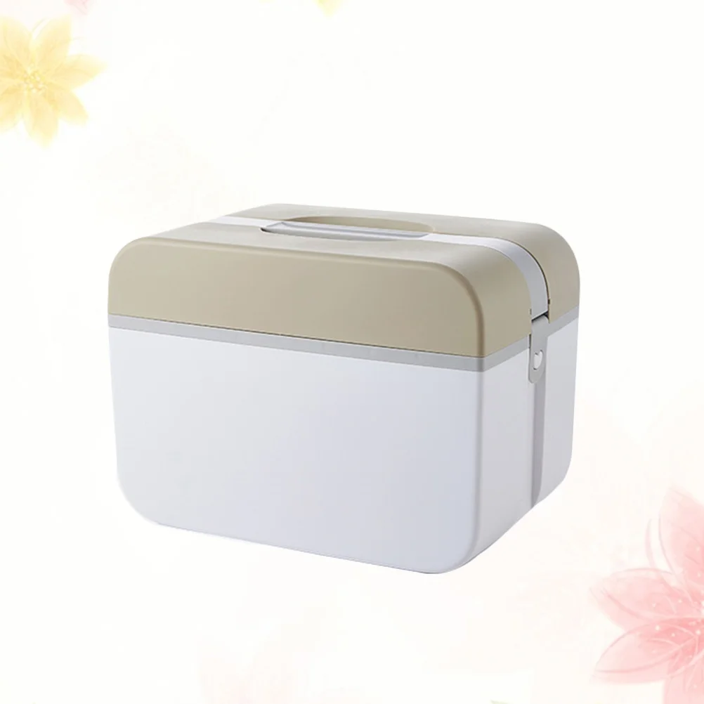 

Plastic First Aid Kit Case 5235 Medium Brown Multi-Layer Medicine Storage Box Portable Emergency Medicene Case For Home