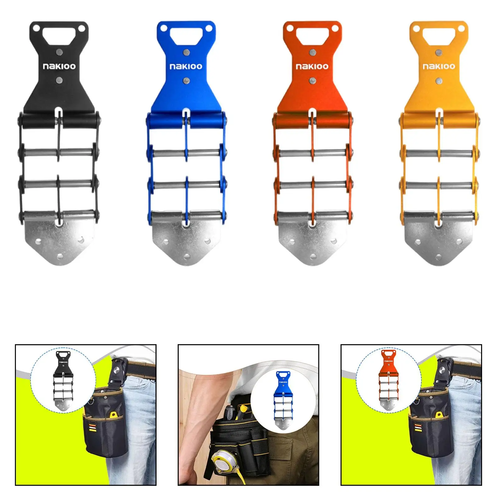 Tool Belt Buckle Conversion Kit Flexible Chain Carpenters Lightweight Versatile