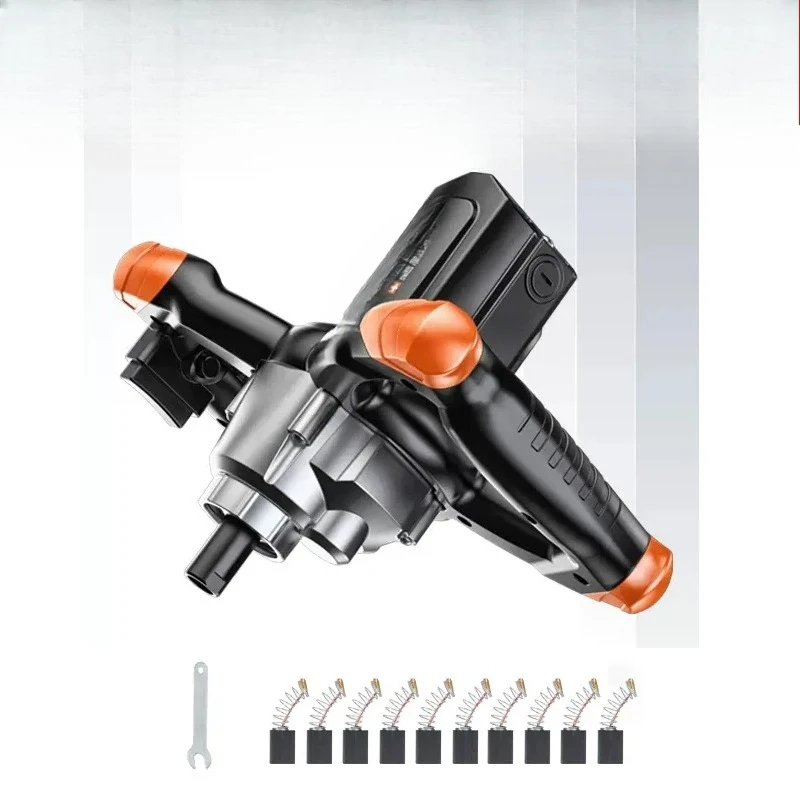 3000W/2800W Industrial Cement Mixer 220V 6 Speeds Adjustable Handheld Paint Putty Powder Cement Plaster Mortar Coating Mixer