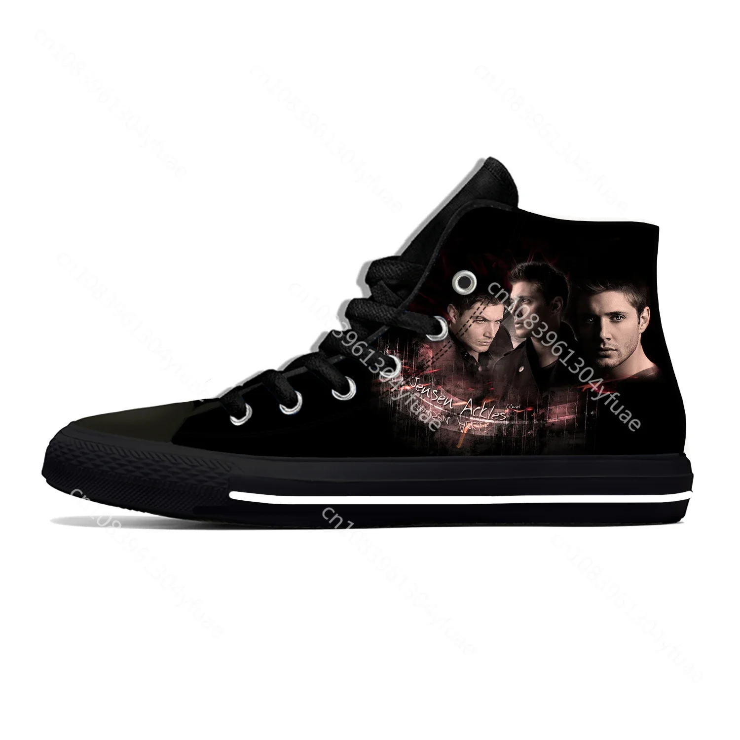 Supernatural Winchester Brothers Fashion Funny Casual Cloth Shoes High Top Lightweight Breathable 3D Print Men Women Sneakers