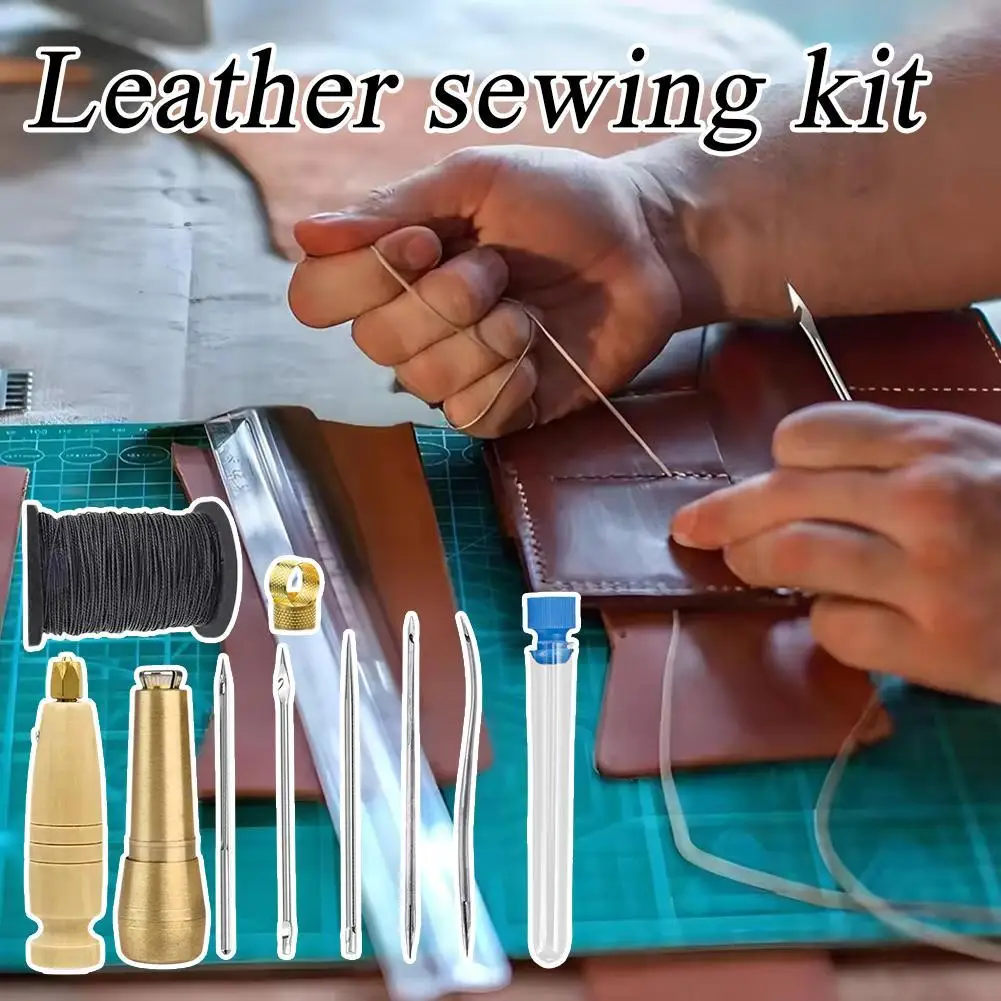 

Набор для ручного шитья из кожи: инструменты для ремонта изделий из кожи и ткани | Набор игл для быстрого шитья Speedy Stitcher