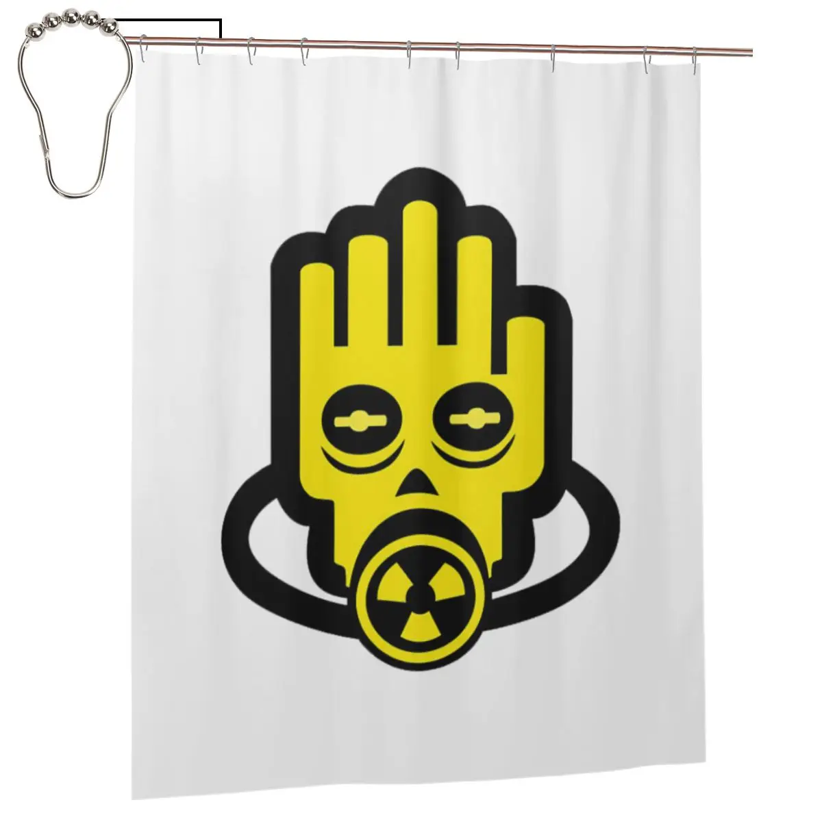 

Scorpia - Central Del Sonido Shower Curtain Bathroom Polyester Waterproof Bath Curtains with Hooks