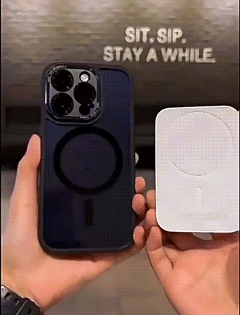 Magnetic Phone Case for iPhone 15 Por Max 14 13 12 11 Compatible with MagSafe Tinted Shockproof Magnetic Phone Cover