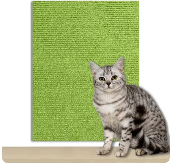NONE 60x200cm Katzenkratzer Sofaschutz Katzenkratzer Pad Brettschutz Trimmbar Selbstklebender Teppich DIY Katzenkratzmatte 7
