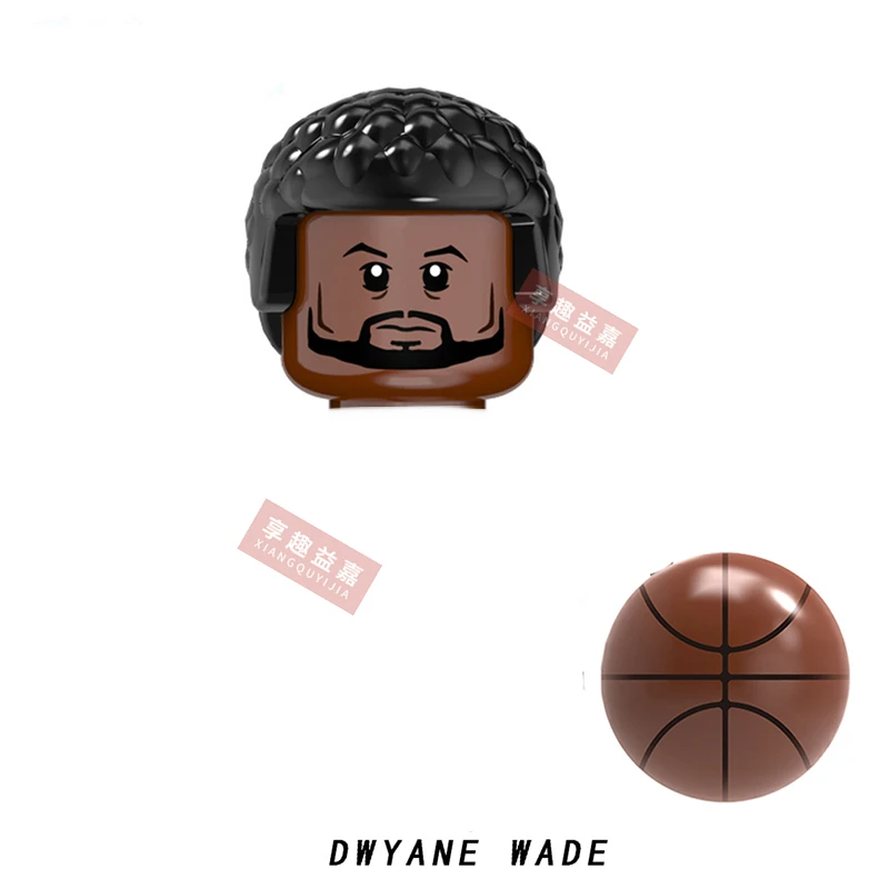 New Famous Basketball Football Players Sports Star Building Blocks  Soccer Action Figures Bricks Cartoon Toys Christmas Gifts
