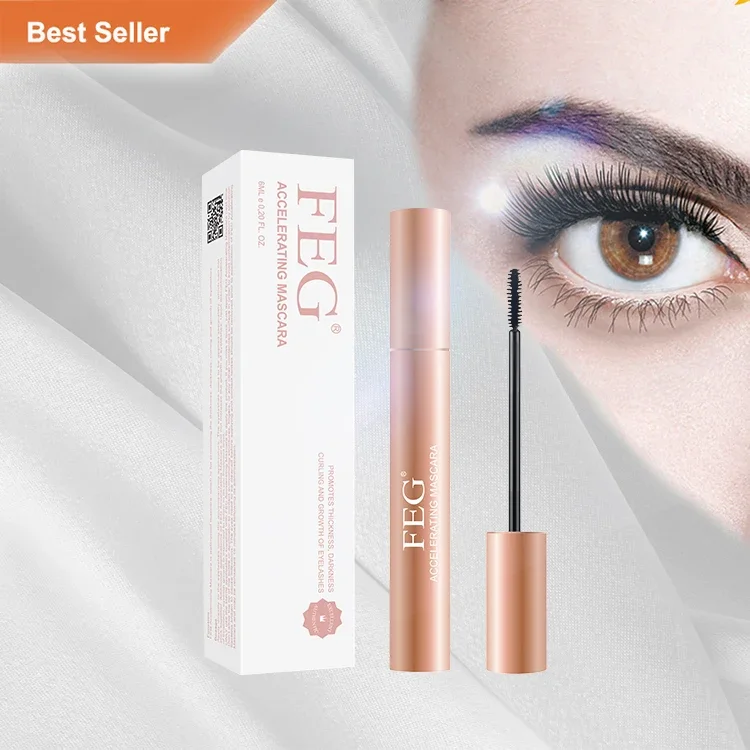 Unique Eyelash Waterproof Volume Vegan eye Lash enhancer Organic Vegan Private Label 3D Fiber FEG Mascara