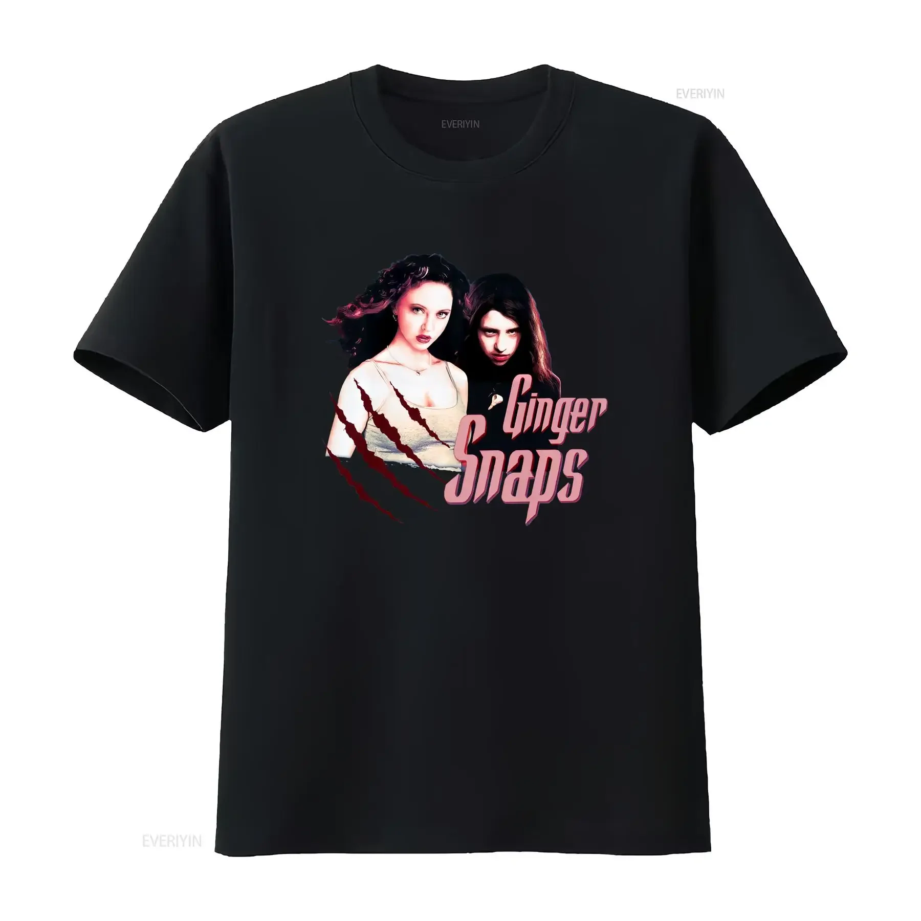 Ginger Snaps vintage 90s nostalgia T Shirt Horror Movie long or short sleeves vintage Washed Comfortable Slightly