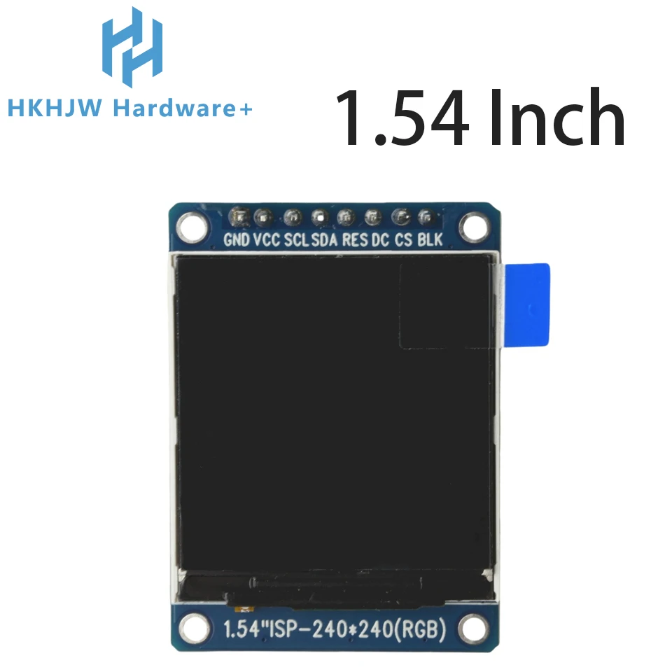 Tela TFT IPS de 1,54/1,69/1,9 polegadas - Tela colorida Full HD, interface SPI com controlador ST7789 para Arduino