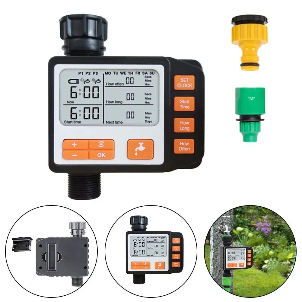 Watering Timer Automatic On Off Controller Garden Electronic Water Irrigation Automatic Irrigation Timer Garden Water Control