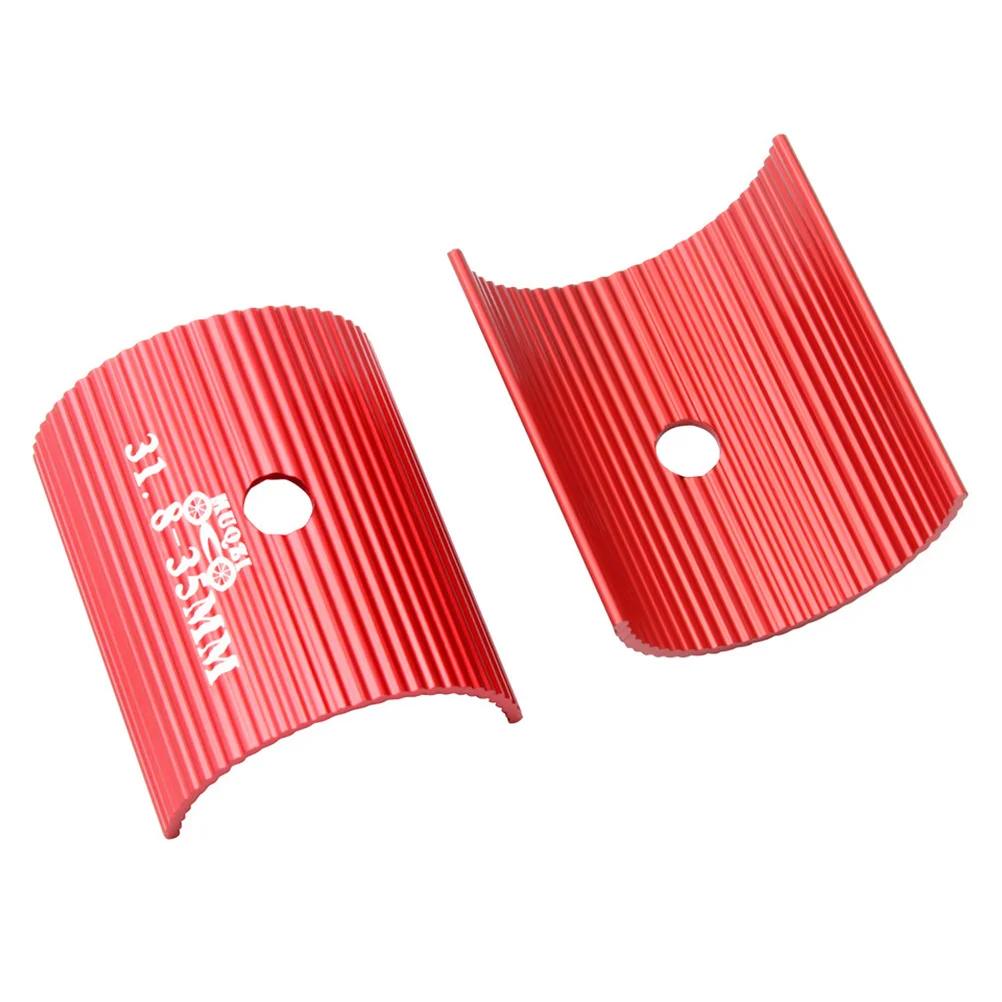 2 قطعة محول مقود الدراجة من سبائك الألومنيوم متين وعملي وسهل التركيب ملحقات مقود الدراجة المستقرة