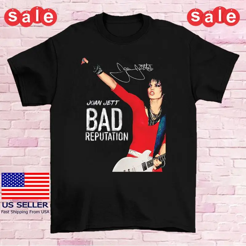 Joan Jett - Bad Reputation signature Short Sleeve Unisex T-Shirt BS473
